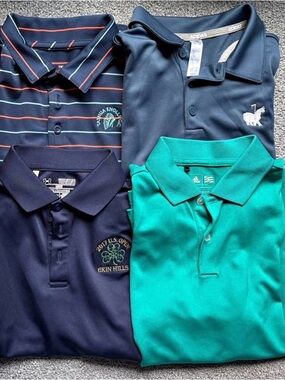 Boys Medium Golf Polo Lot